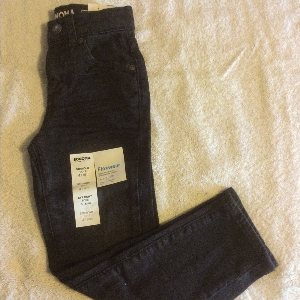 NWT Boys Regular Straight Size 4 Sonoma Jeans